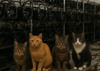 «Мяу-майнинг»: в Китае сотни кошек «захватили» криптоферму и лишили ее владельца миллионов